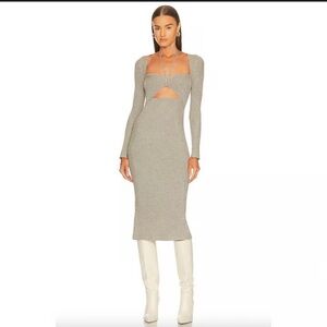Jonathan Simkhai Danika Cut-out Midi Dress